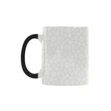 arabic white pattern Morphing Mug Heat Changing Mug