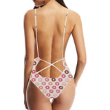 Colorful donut pattern Women's One-Piece Swimsuit