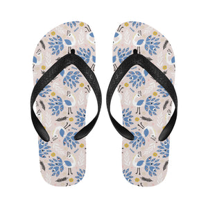 Cute peacock pattern Unisex Flip Flops