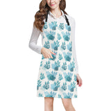 Coral Reef Pattern Print Design 04 All Over Print Adjustable Apron