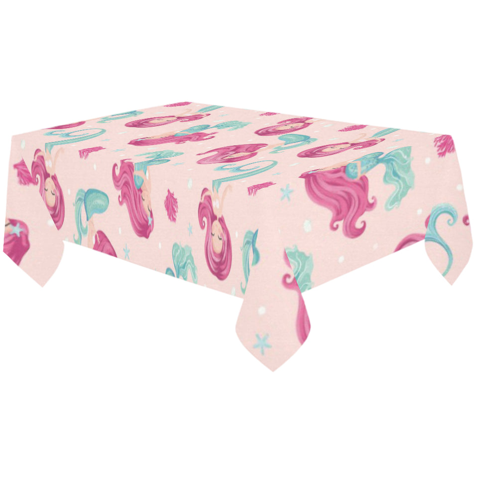 Cute little mermaid pattern Tablecloth