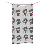 Cute ninja pattern Bath Towel