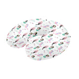 cute mermaid dolphin fish starfish pattern U-Shaped Travel Neck Pillow