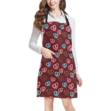 Pretzels Pattern Print Design 05 All Over Print Adjustable Apron