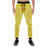 lemon pattern Unisex Casual Sweatpants