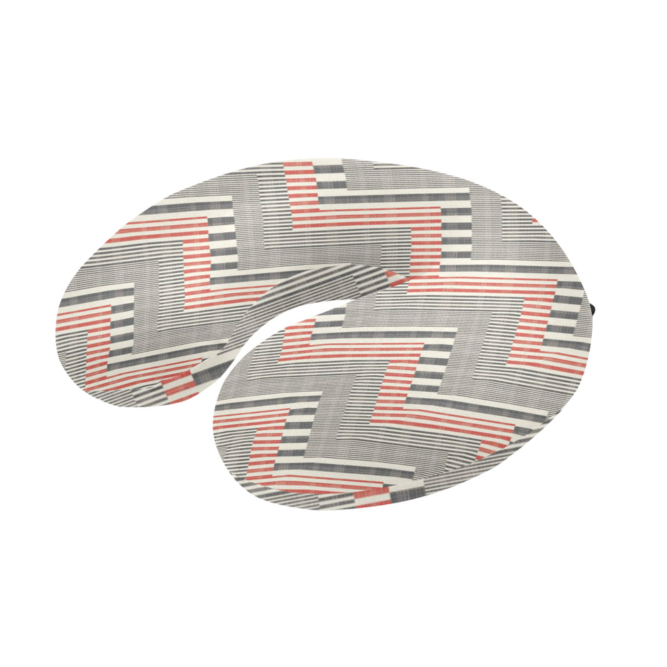 zigzag chevron striped pattern U-Shaped Travel Neck Pillow