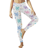 colorful unicorn rainbow heart pattern Women's Legging Fulfilled In US