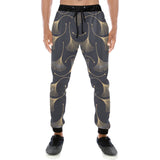 Gold ginkgo leaves Unisex Casual Sweatpants