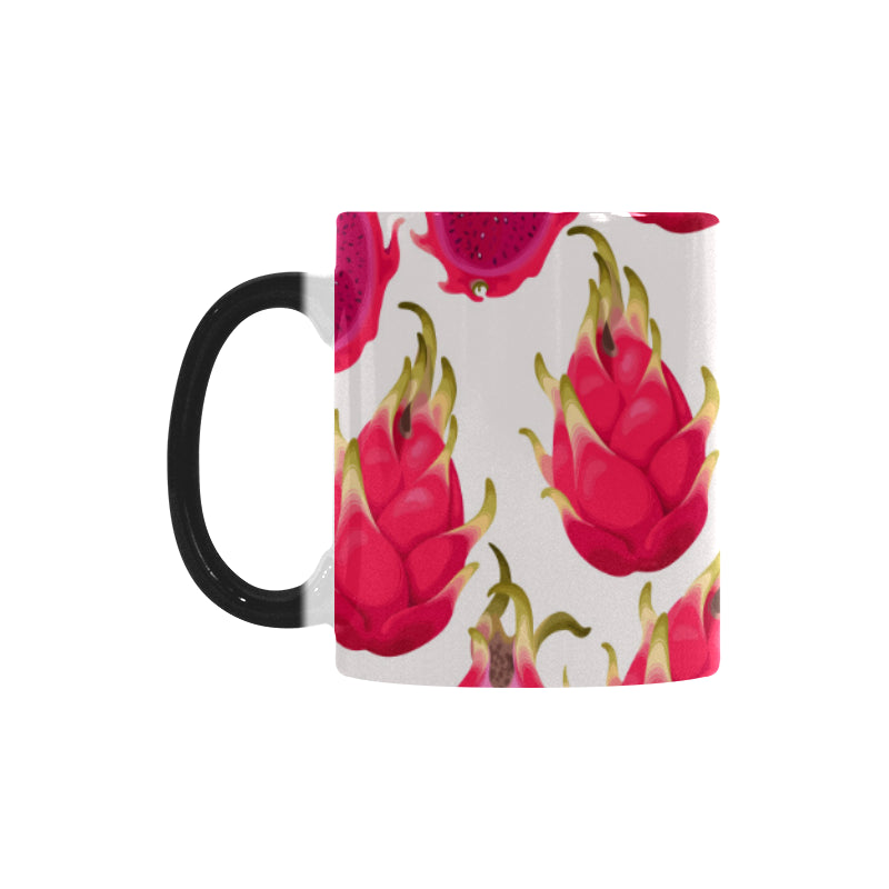 dragon fruits design pattern Morphing Mug Heat Changing Mug