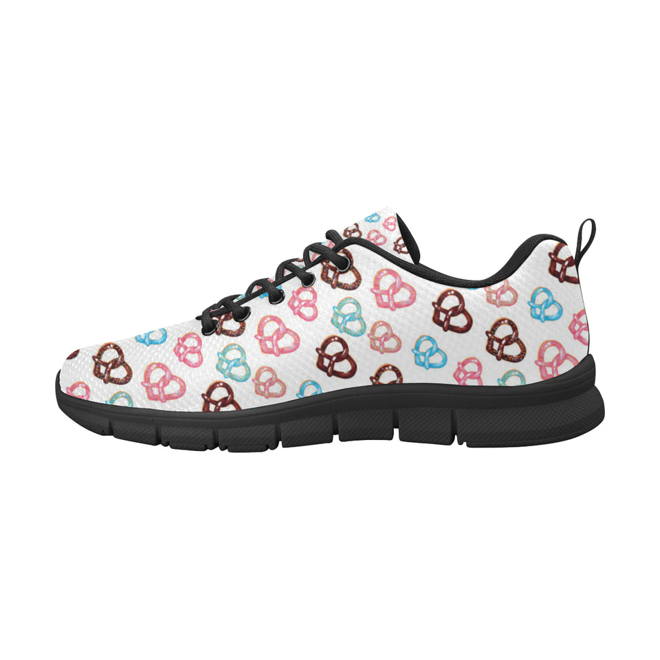 Pretzels Pattern Print Design 04 Women's Sneaker Shoes