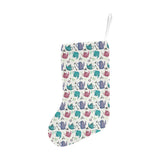 Tea pots Pattern Print Design 05 Christmas Stocking