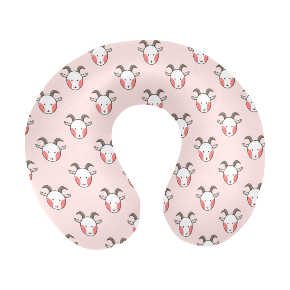 Cute goat pattern U-Shaped Travel Neck Pillow