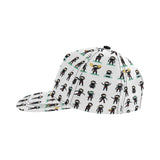 Cute ninja katana sword pattern All Over Print Snapback Cap