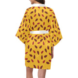Passion fruit texture Women's Short Kimono Robe