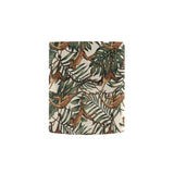 Monkey tropical leaves background Morphing Mug Heat Changing Mug