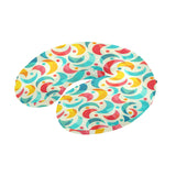 Colorful moon pattern U-Shaped Travel Neck Pillow