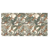 Monkey tropical leaves background Tablecloth