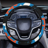 Colorful rhino pattern Car Steering Wheel Cover