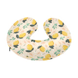 lemon flower leave pattern U-Shaped Travel Neck Pillow