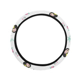 cute mermaid dolphin fish starfish pattern Car Steering Wheel Cover