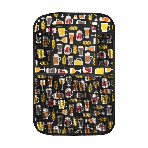 Beer type pattern Car Seat Back Organizer