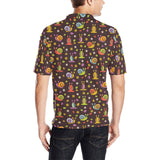 Snail Pattern Print Design 02 Men's All Over Print Polo Shirt