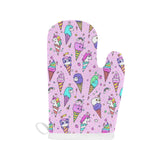 Cute ice cream cone animal pattern Heat Resistant Oven Mitts