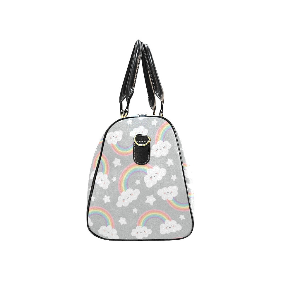 Cute rainbow clound star pattern Travel Bag