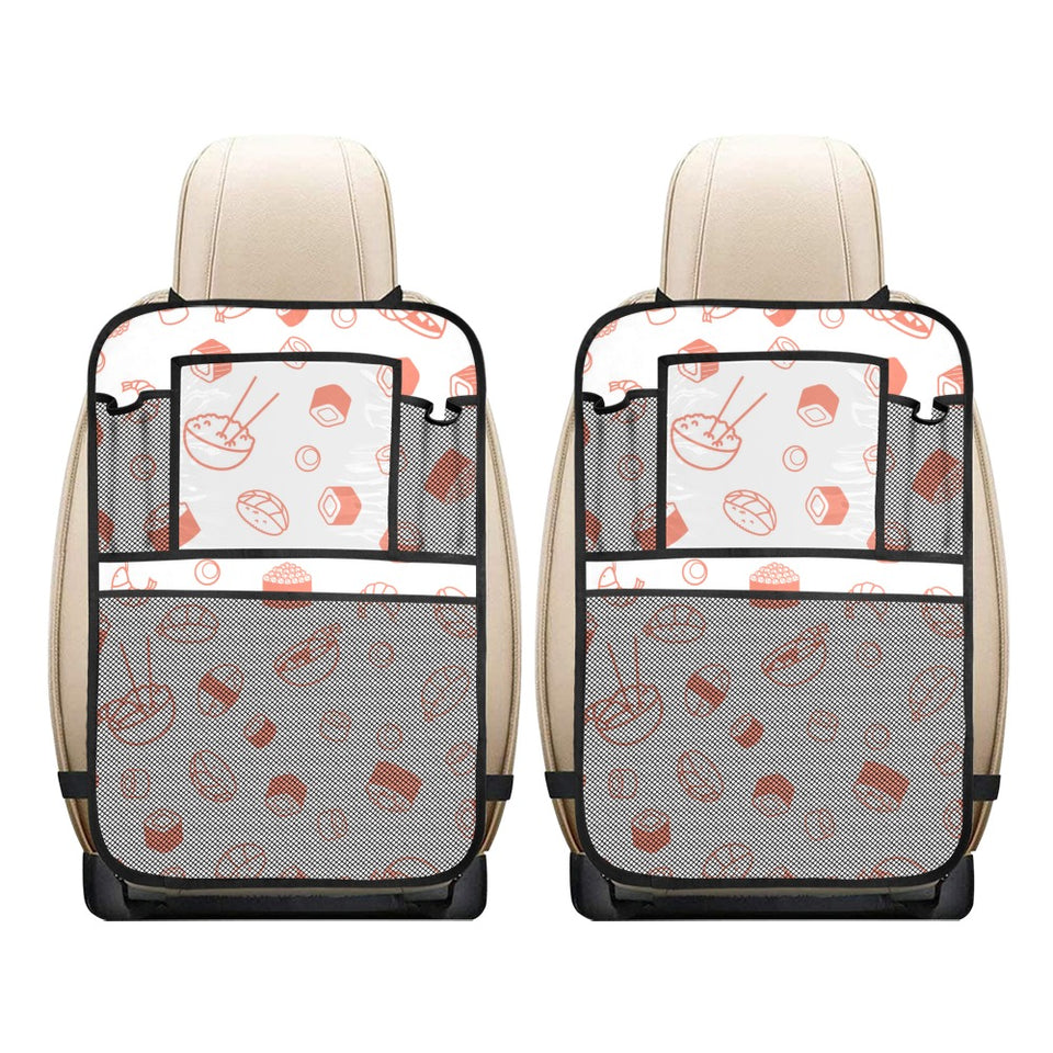 Sushi pattern Car Seat Back Organizer