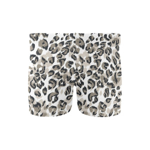 Leopard skin print pattern Men's Swimming Trunks