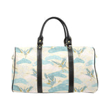 Bonsai bamboo stork japanese pattern cream theme Travel Bag