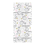 Siberian Husky design pattern Beach Towel