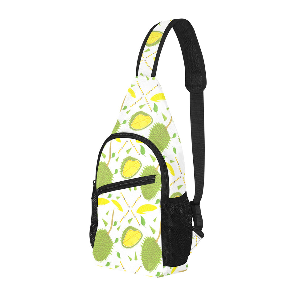 Durian pattern background All Over Print Chest Bag