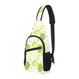 Durian pattern background All Over Print Chest Bag