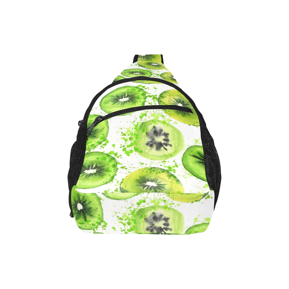 Watercolor kiwi pattern All Over Print Chest Bag