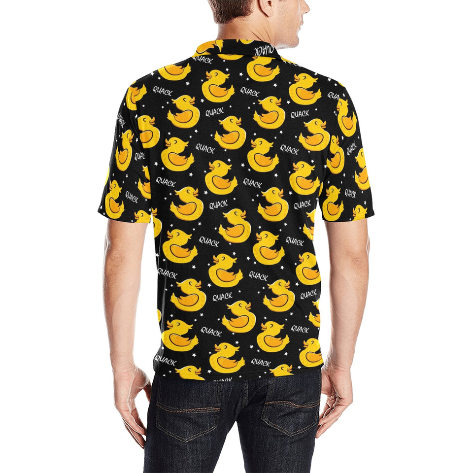 Duck Pattern Print Design 05 Men's All Over Print Polo Shirt