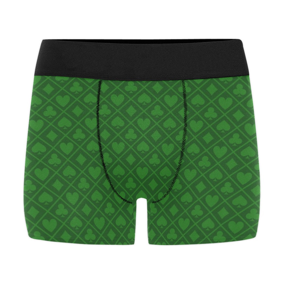 Casino Cards Suits Pattern Print Design 04 Men's All Over Print Boxer Briefs Men's Underwear