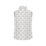 Hippopotamus Pattern Print Design 05 Men's Padded Vest