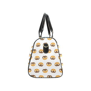 Pretzels Pattern Print Design 02 Travel Bag
