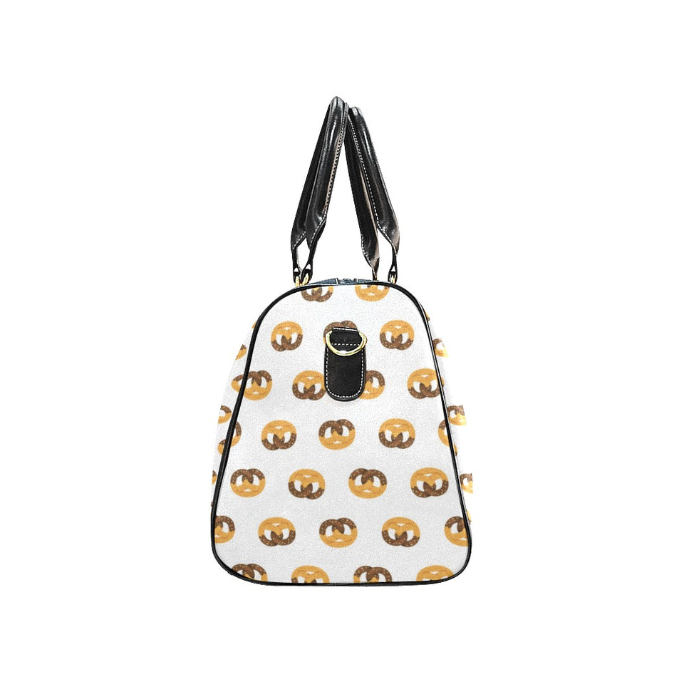 Pretzels Pattern Print Design 02 Travel Bag