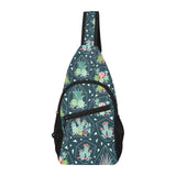 Cactus glass terrarium pattern All Over Print Chest Bag