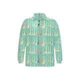 Giraffe Pattern Print Design 01 Men's Long Sleeve Polo Shirt