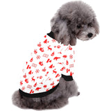 Canada Pattern Print Design 04 All Over Print Pet Dog Round Neck Fuzzy Shirt
