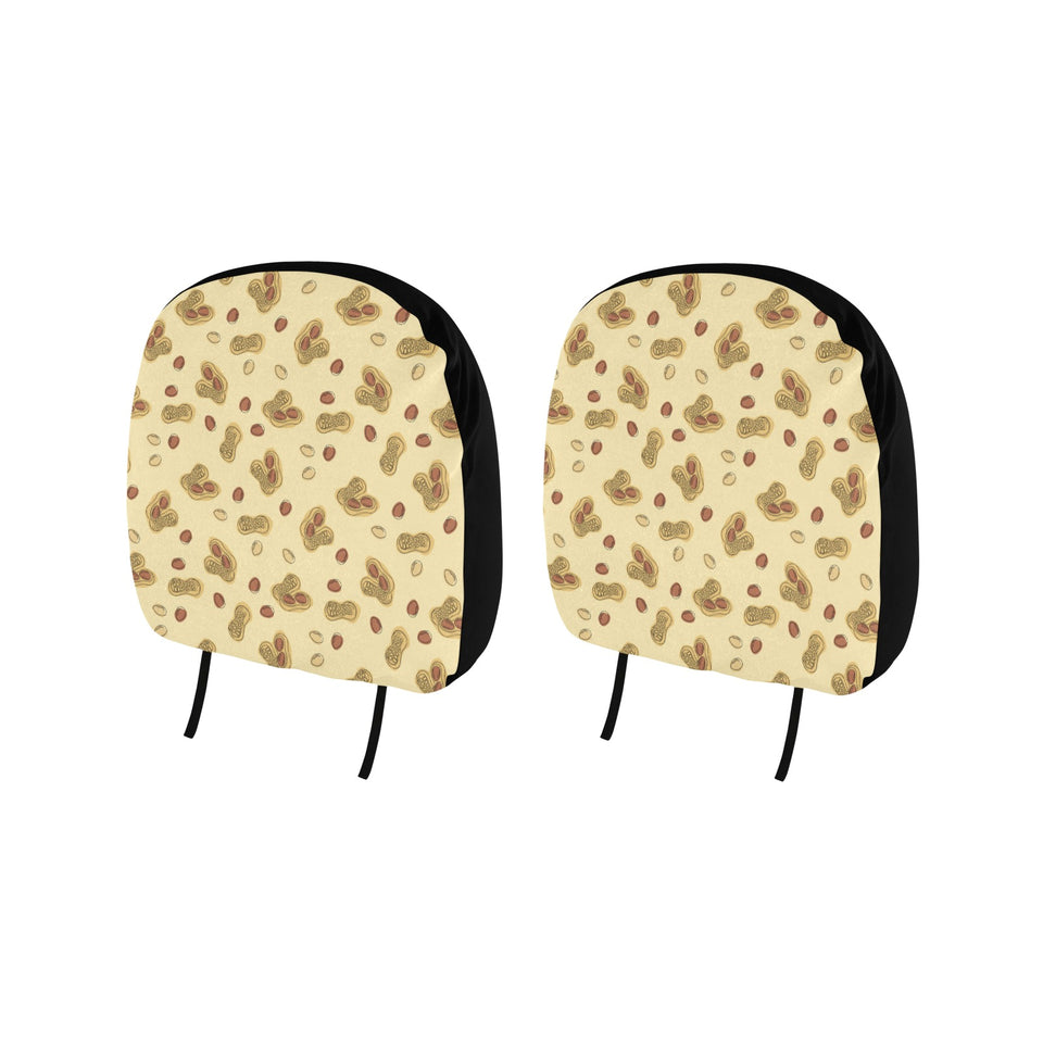 peanuts design pattern Car Headrest Cover