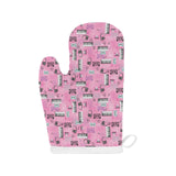 Piano Pattern Print Design 01 Heat Resistant Oven Mitts