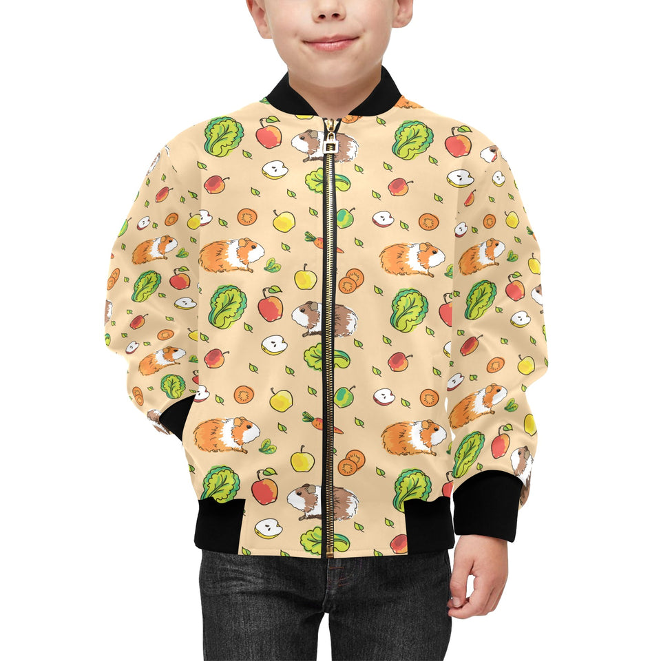 Guinea Pig Pattern Print Design 05 Kids' Boys' Girls' Bomber Jacket