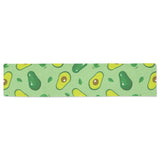 Avocado pattern green background Table Runner