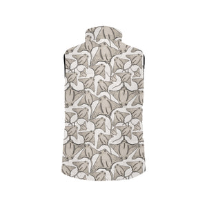 Stingray Pattern Print Design 05 Men's Padded Vest