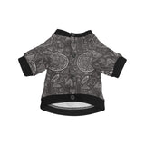 Pizza pattern All Over Print Pet Dog Round Neck Fuzzy Shirt