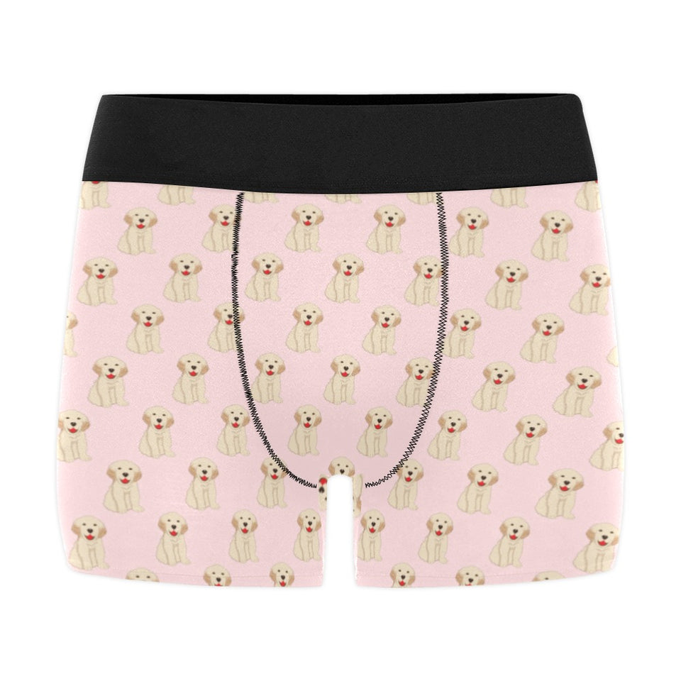 Golden Retriever Pattern Print Design 02 Men's All Over Print Boxer Briefs Men's Underwear